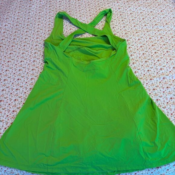 Outdoor Voices Cross Back Dress In Grasshopper - Picture 6 of 6